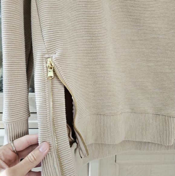 Addison Bay THE EVERYDAY Pullover Sweatshirt Heather Camel - Picture 7 of 12